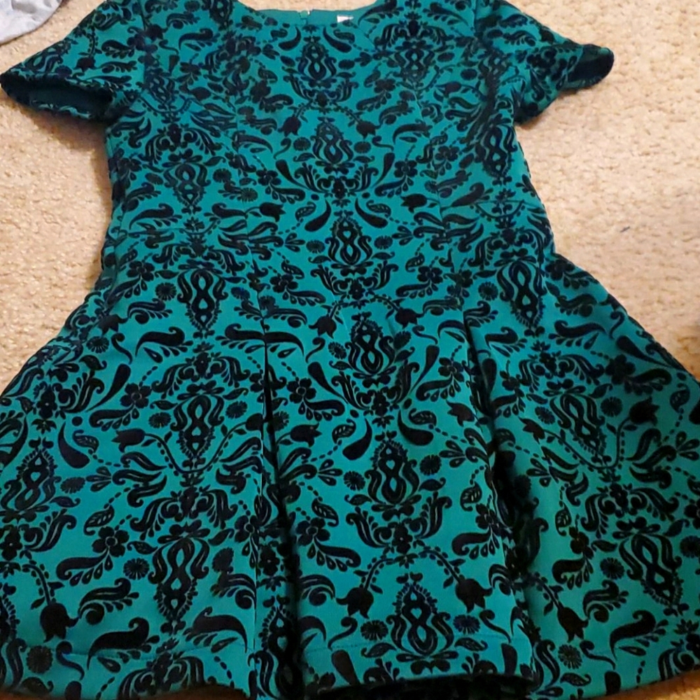 GB GIRLS GREEN DRESS